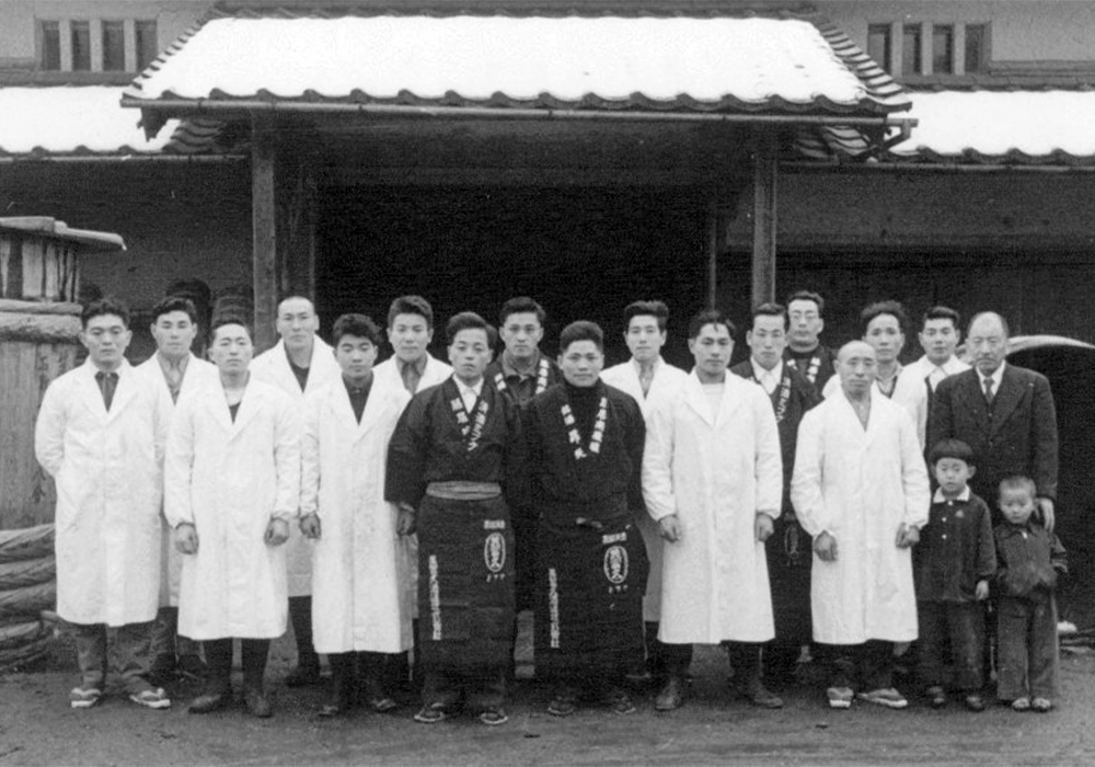 水口宿創業当時の写真