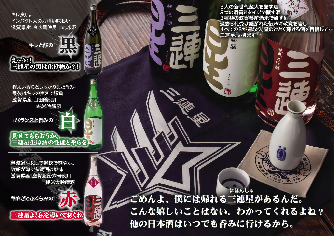 三連星こだわり画像